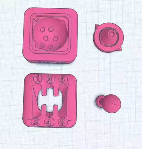 BETTER Stick Shifter Keychain STL V2