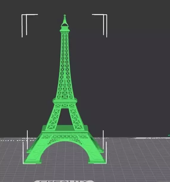 eiffel tower 3D print model_0