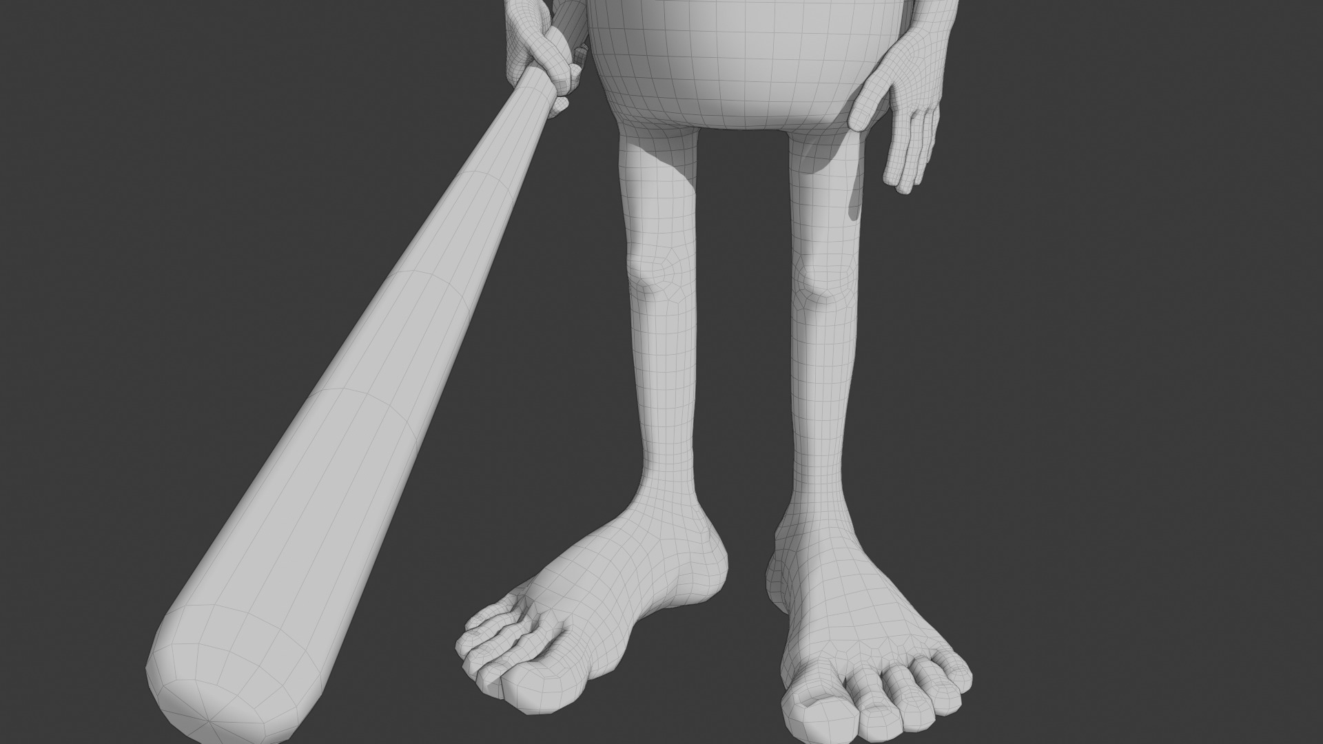 TungTung Sahur - Brainrot Meme Low-poly 3D model_7