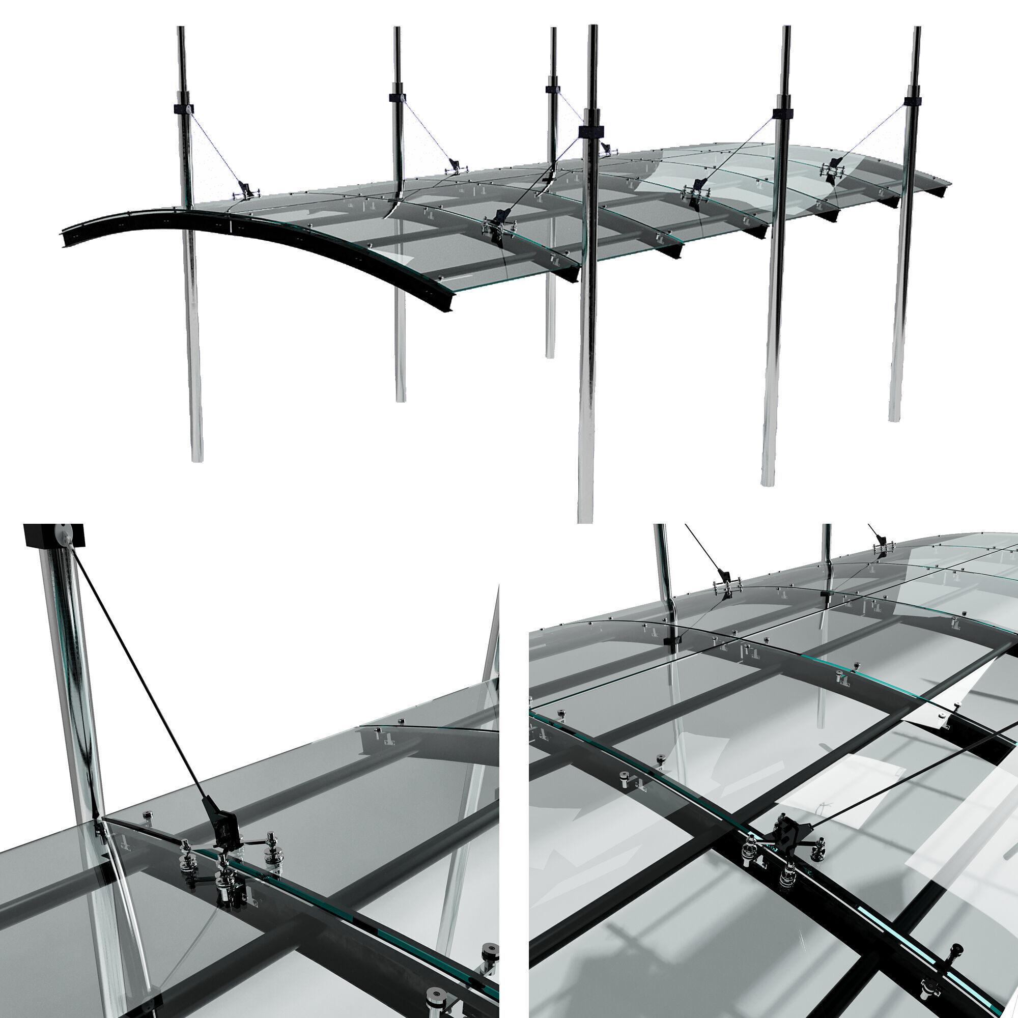 GLASS CANOPY NO12 A 3D model_1