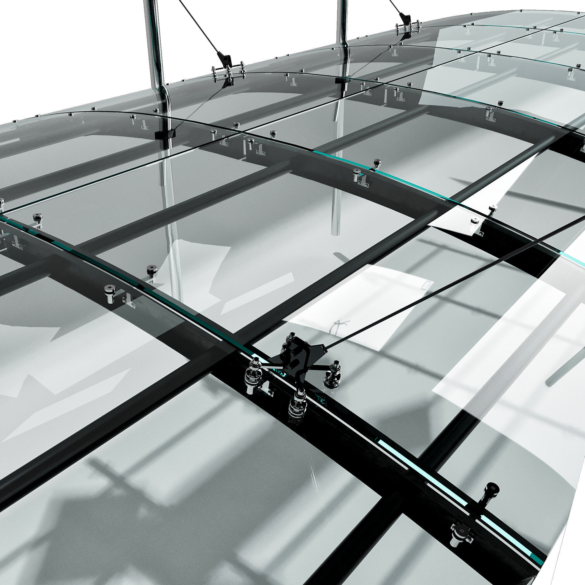 GLASS CANOPY NO12 A 3D model_3
