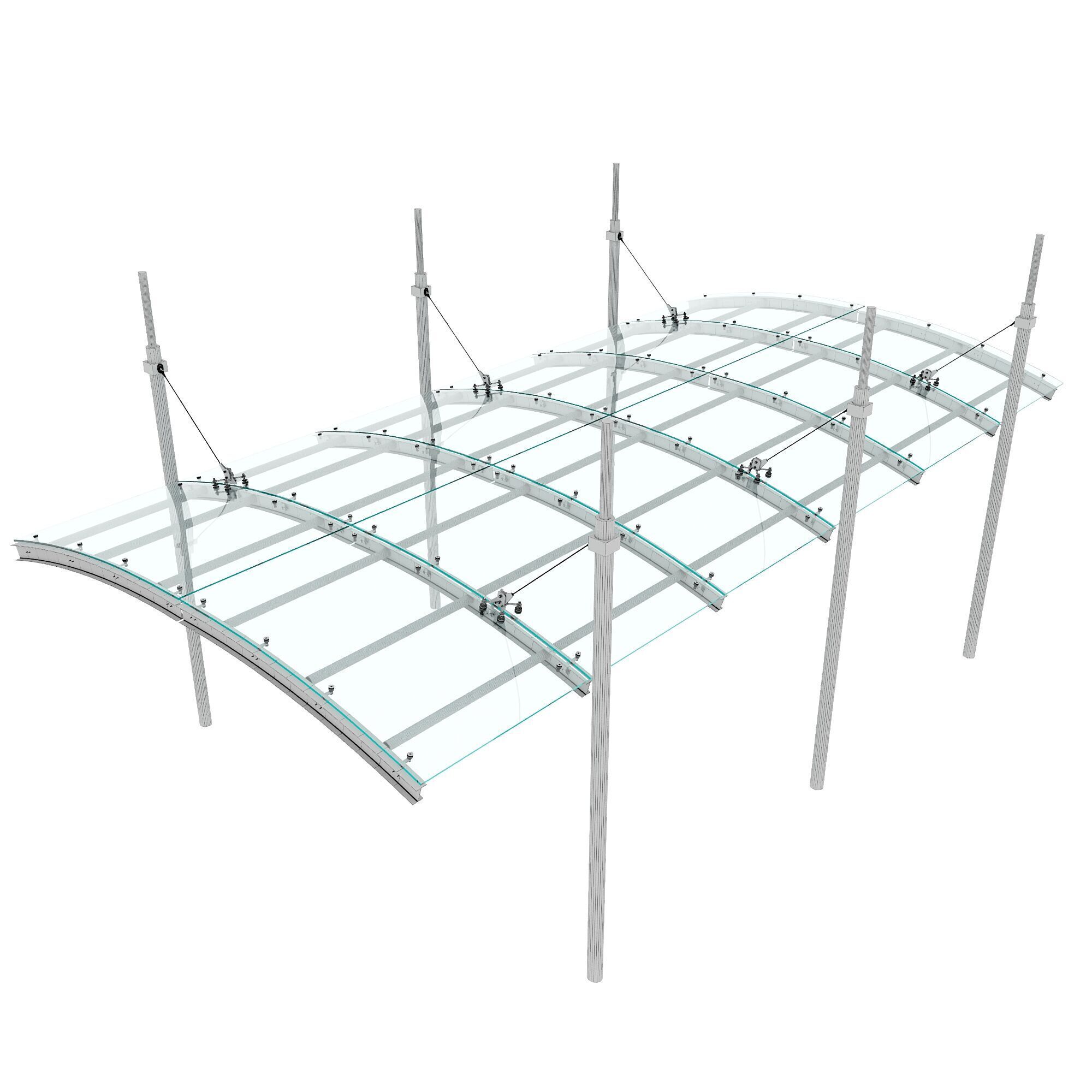 GLASS CANOPY NO12 A 3D model_5