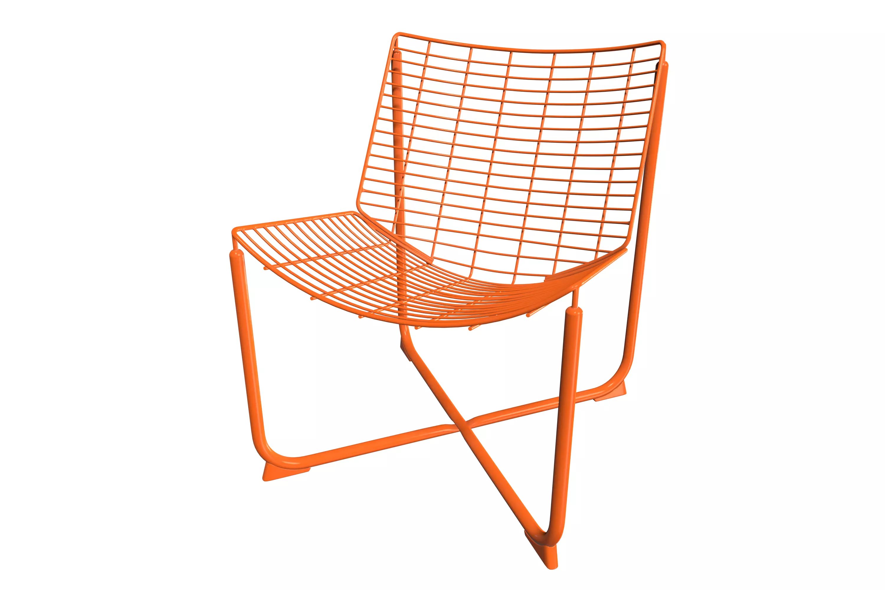 IKEA SKALBODA Armchair Wire Chair 3D model | CGTrader
