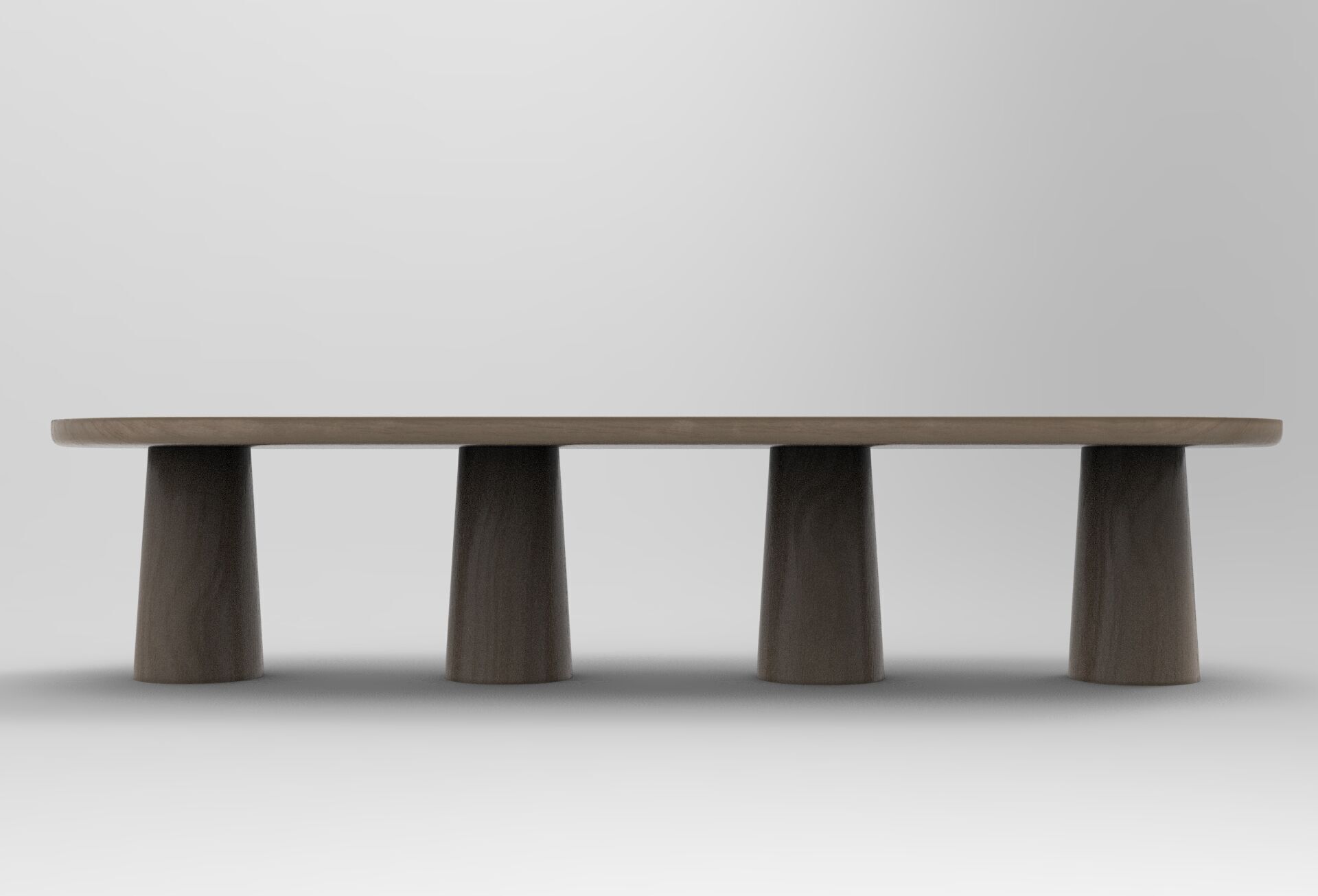 Zuha Dining Table Low-poly 3D model_4