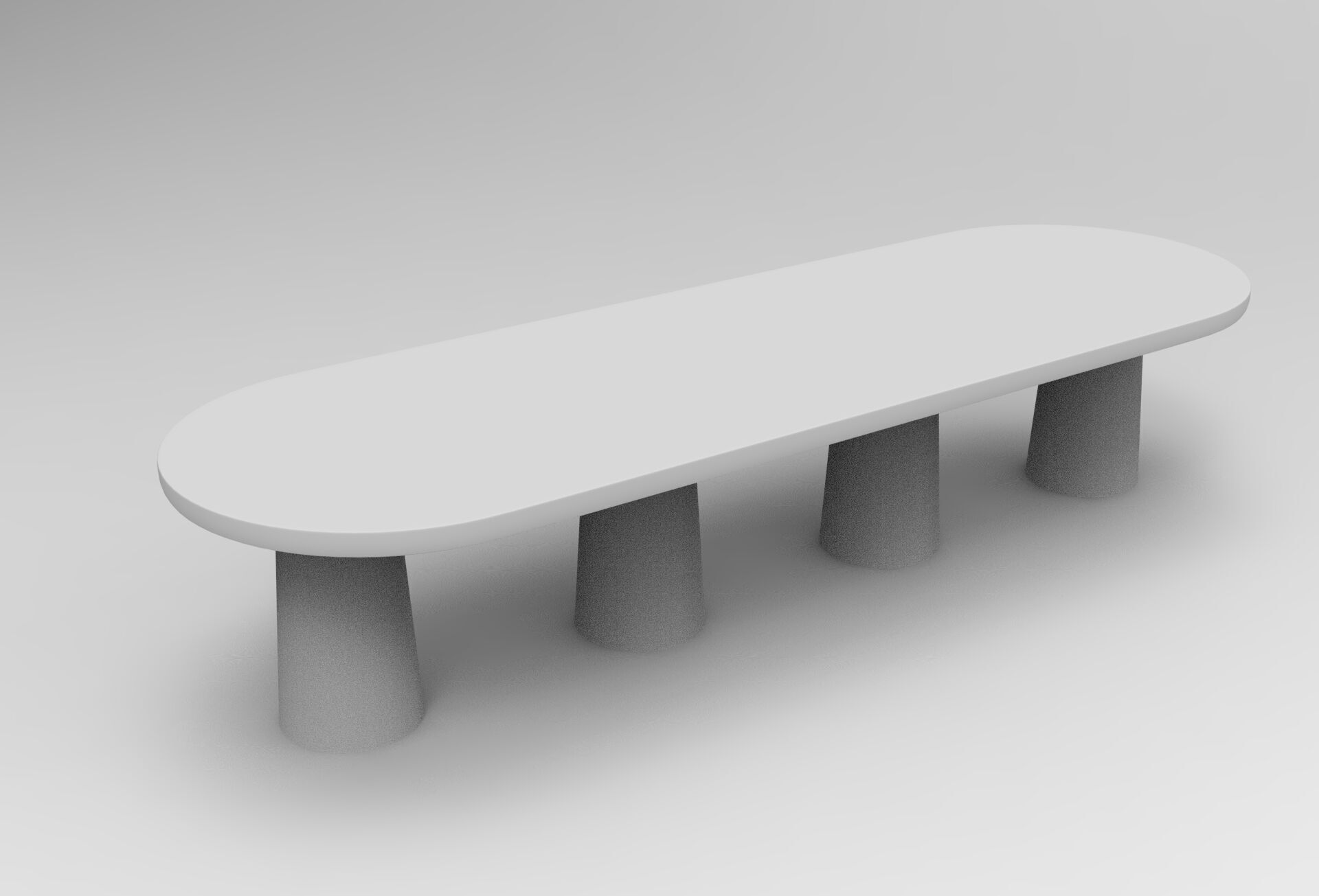 Zuha Dining Table Low-poly 3D model_7