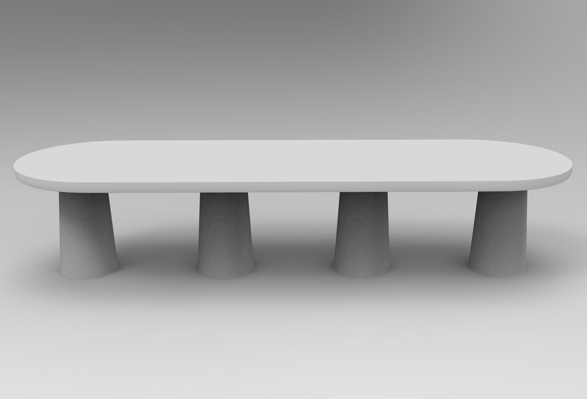 Zuha Dining Table Low-poly 3D model_8
