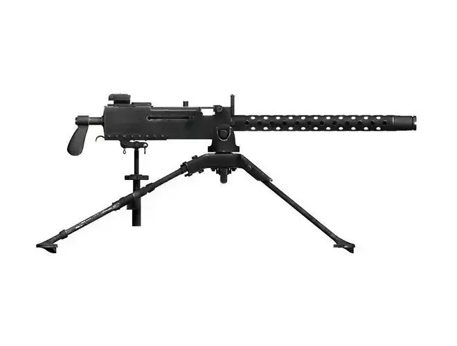 M1919 Browning Machine Gun 3D model