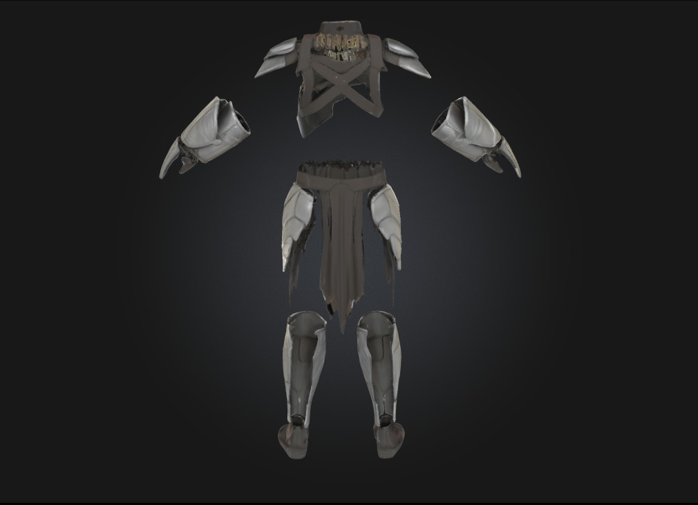 Assassins Exosuit Armor  Silent Power in a Futuristic Shell 3D model_2