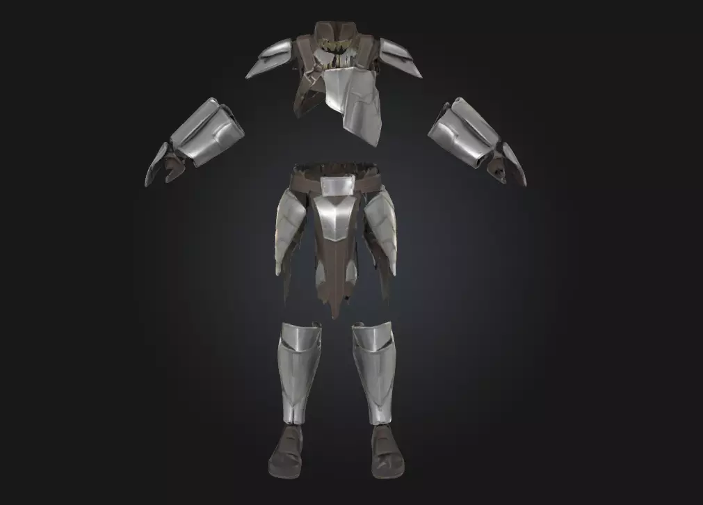 Assassins Exosuit Armor  Silent Power in a Futuristic Shell 3D model_0