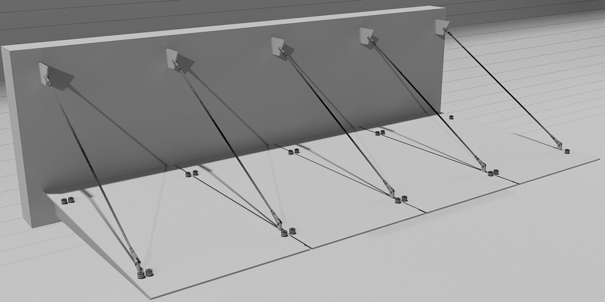GLASS CANOPY NO14 A 3D model_4