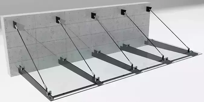 GLASS CANOPY NO14 A 3D model