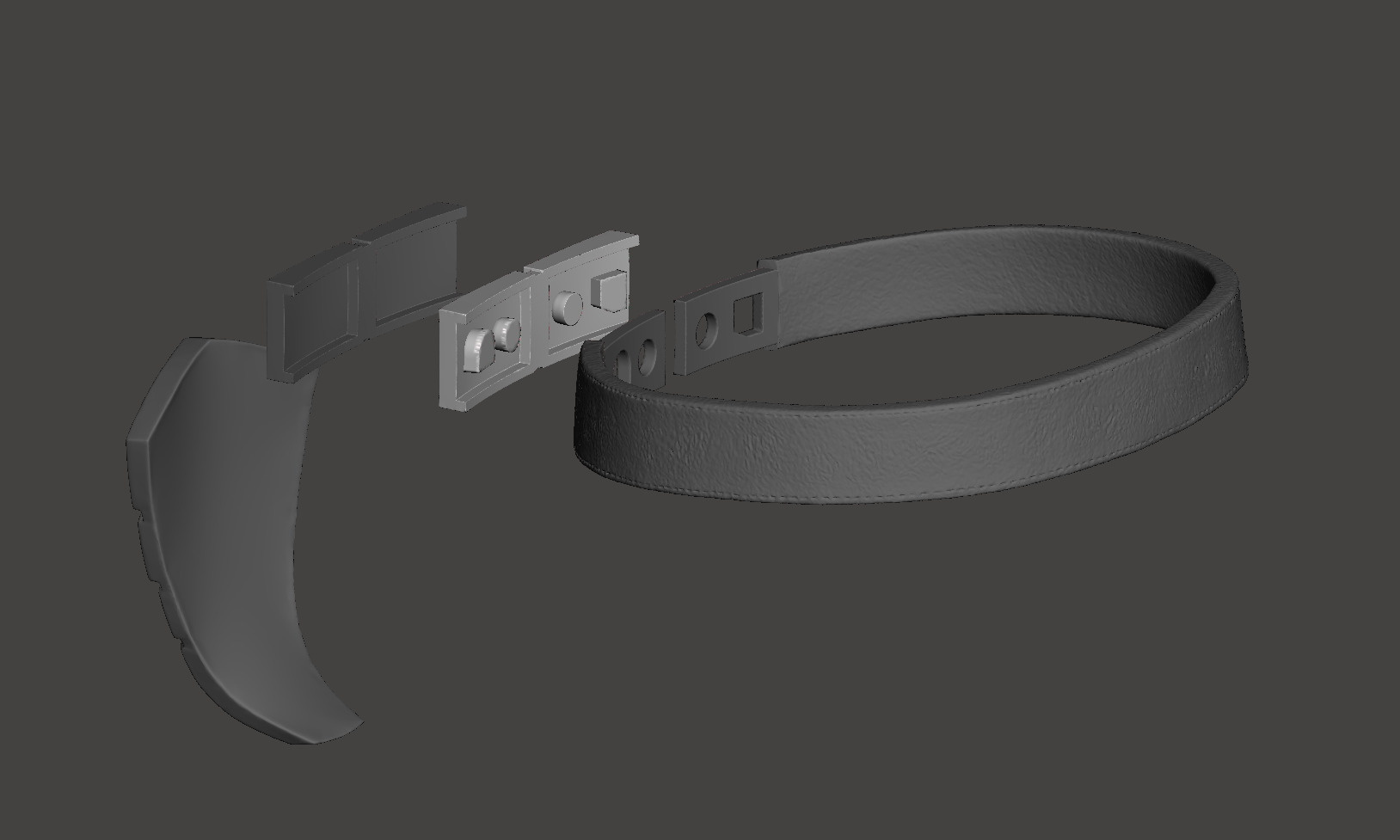 Predator 1987 Jungle Hunter Belt Deep Protection Groin Guard  3D print model_21