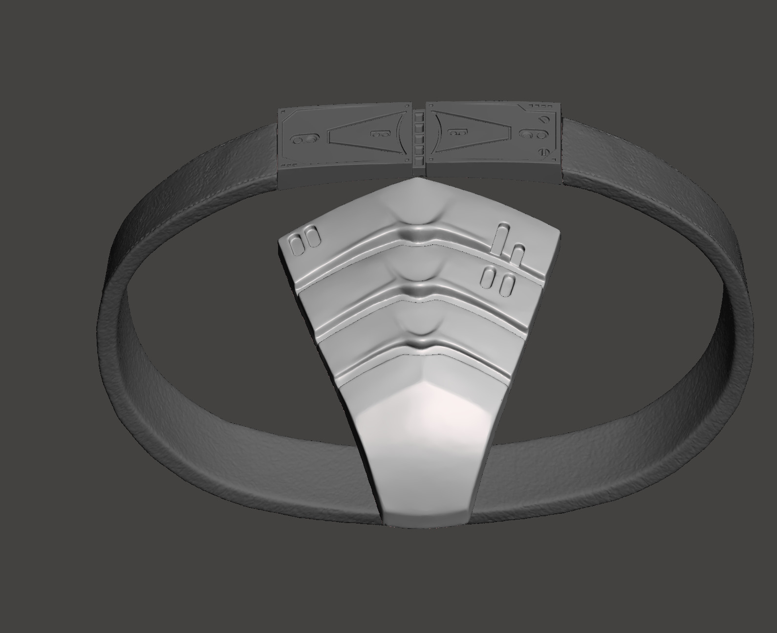 Predator 1987 Jungle Hunter Belt Deep Protection Groin Guard  3D print model_11