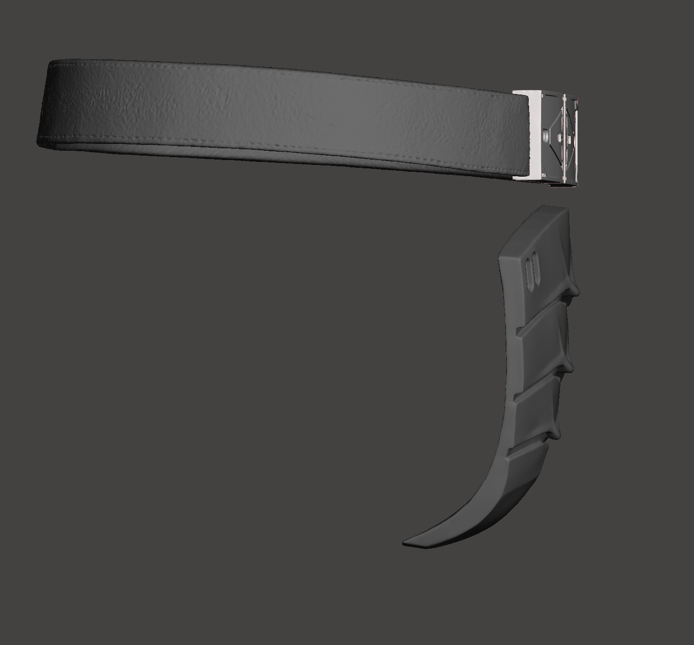 Predator 1987 Jungle Hunter Belt Deep Protection Groin Guard  3D print model_7