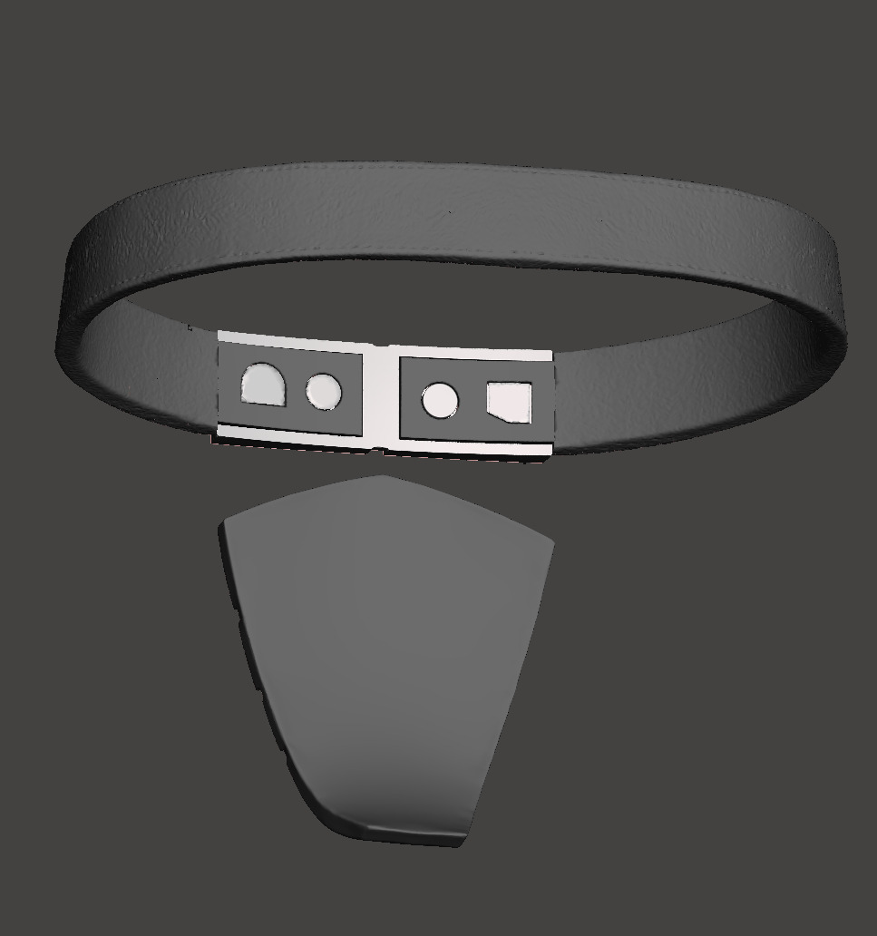 Predator 1987 Jungle Hunter Belt Deep Protection Groin Guard  3D print model_8