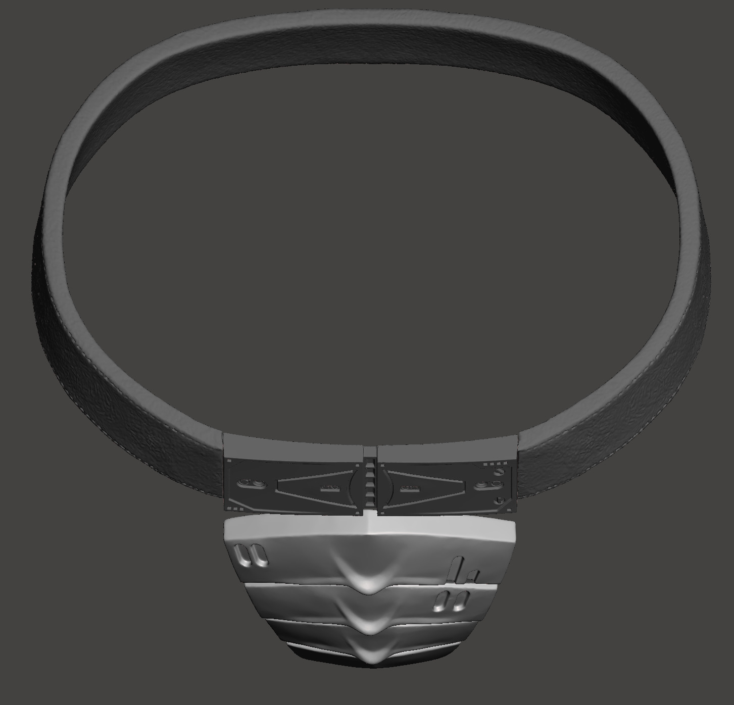 Predator 1987 Jungle Hunter Belt Deep Protection Groin Guard  3D print model_12