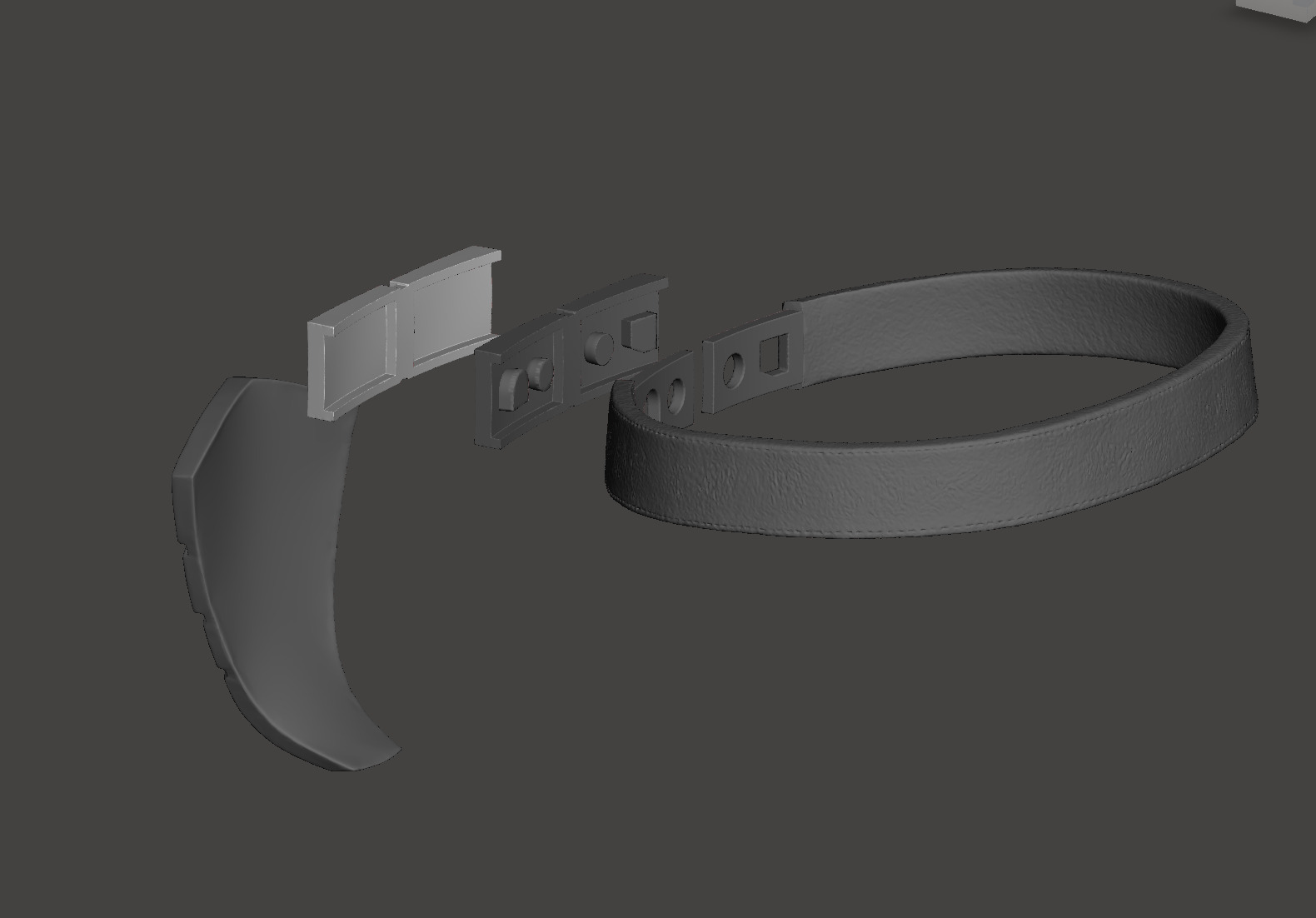 Predator 1987 Jungle Hunter Belt Deep Protection Groin Guard  3D print model_20