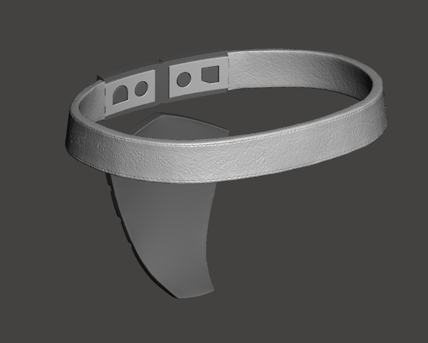 Predator 1987 Jungle Hunter Belt Deep Protection Groin Guard  3D print model_17