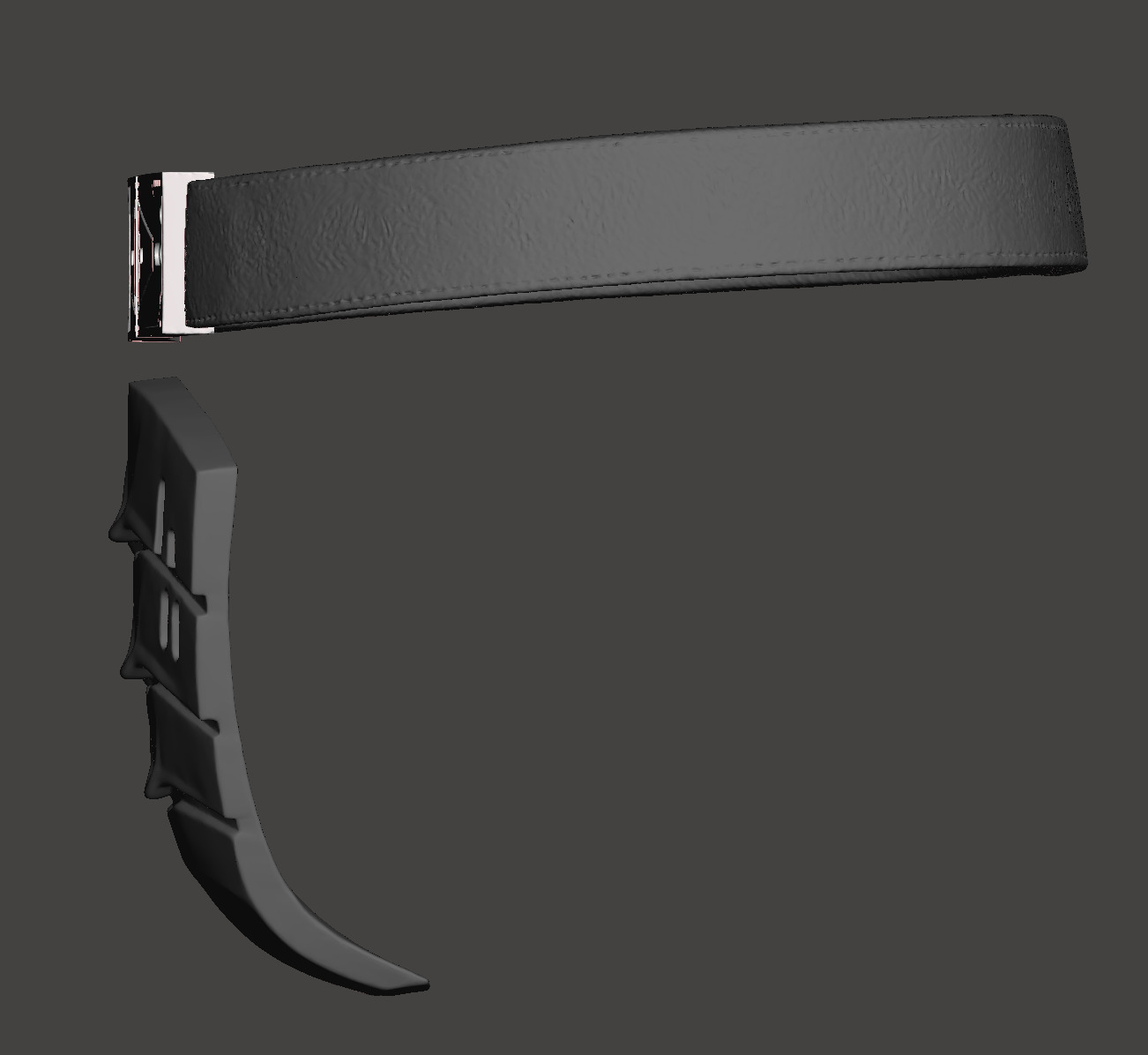 Predator 1987 Jungle Hunter Belt Deep Protection Groin Guard  3D print model_6