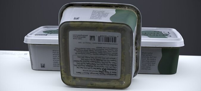 SPINACH ARTICHOKE DIP CONTAINER 184g 2024 3D model 7