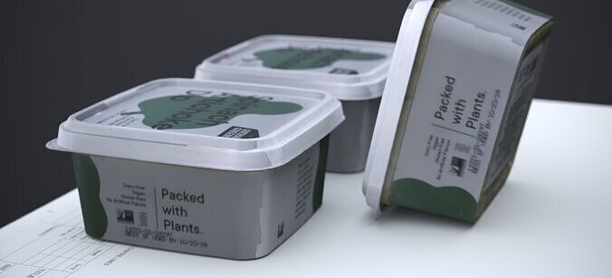 SPINACH ARTICHOKE DIP CONTAINER 184g 2024 3D model 5