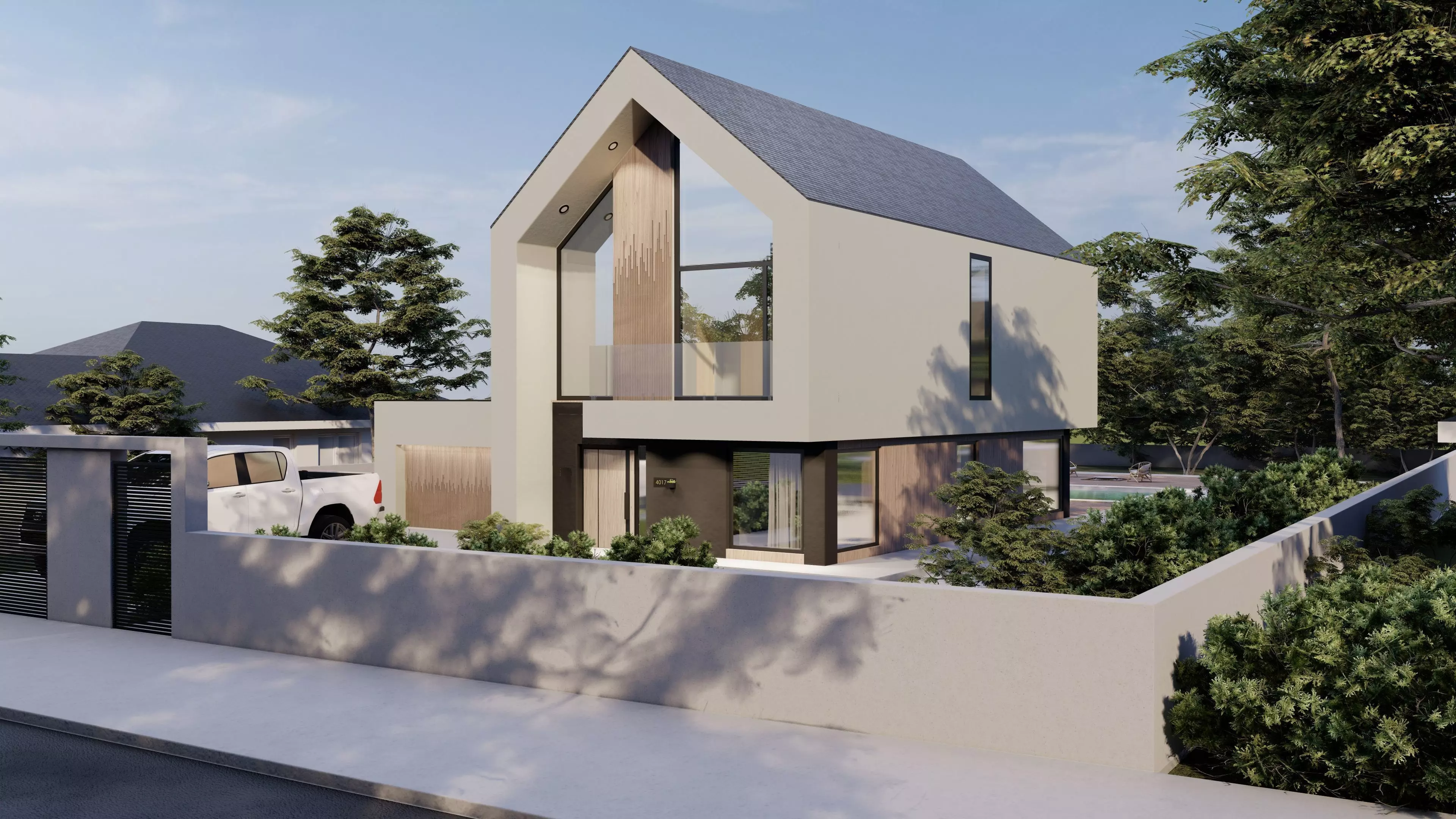 Modern Two-Storey Villa 3D model