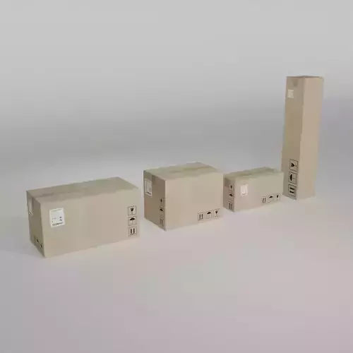 Collection of cardboard boxes