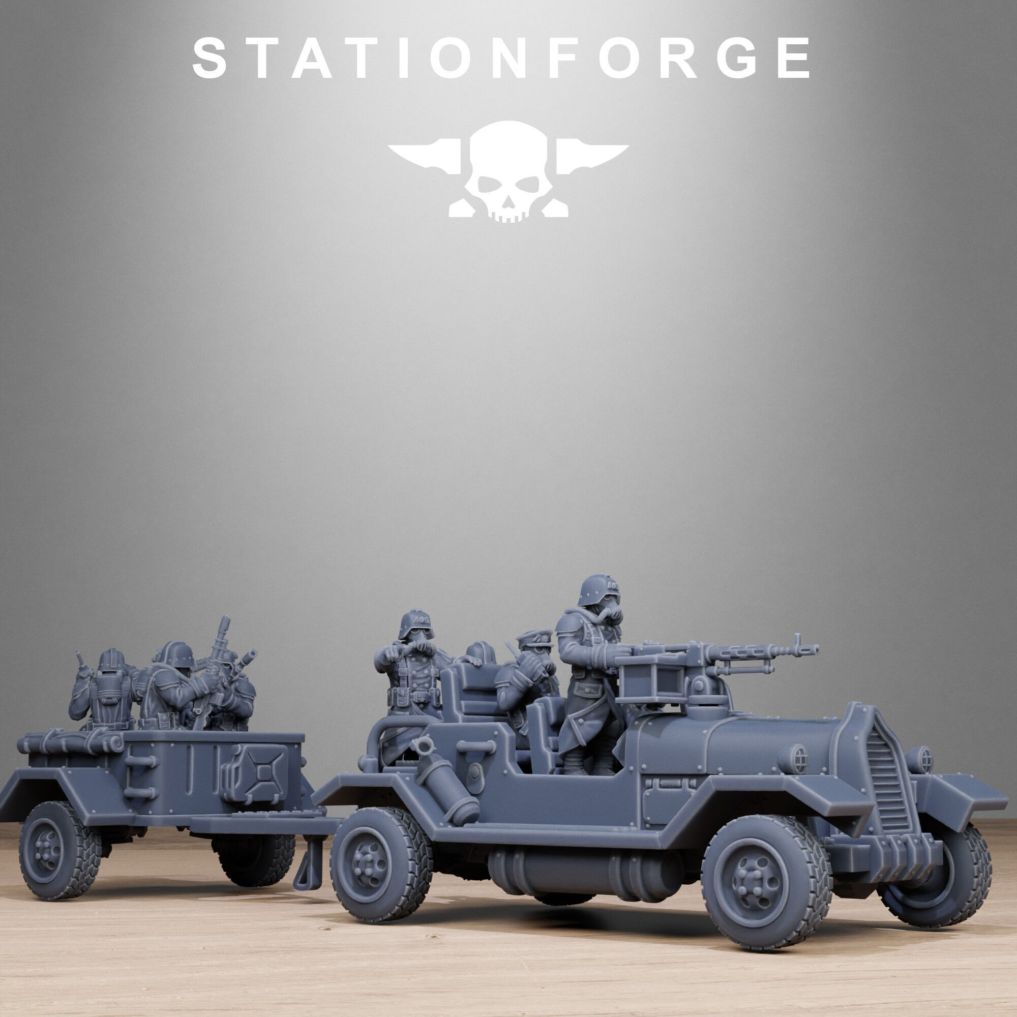 GrimGuard Support Vehicles 3D print model_1