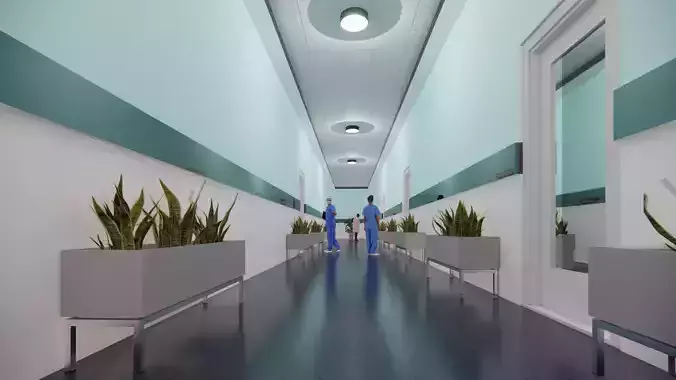 Mini Medical Clinic  SketchUp Architecture Model