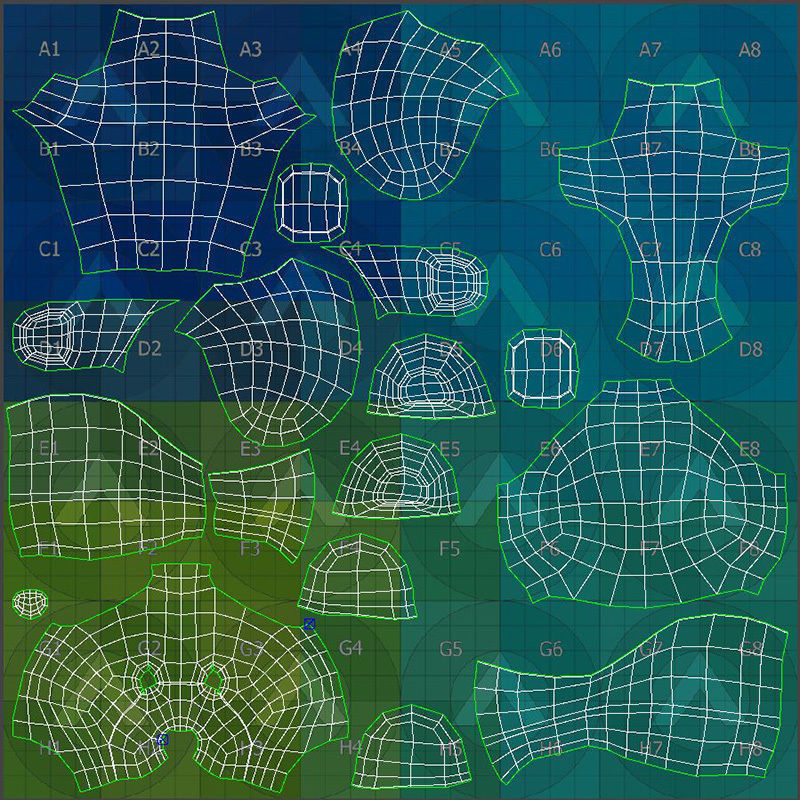 Teddy Bear - Plush Low-poly 3D model_6