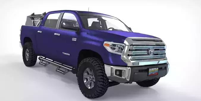 TOYOTA TUNDRA 2010 SALTDOG MODELS Low-poly 3D model