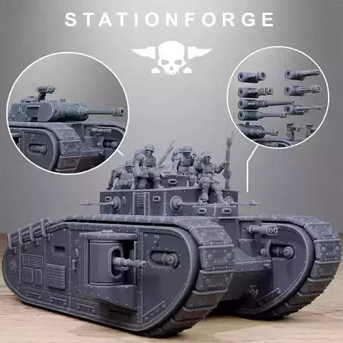 FreeGuard Heavy Tank 3D print model