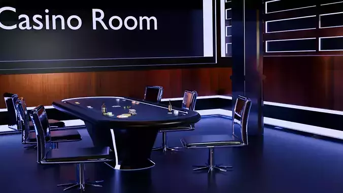 High Quality Casino Scene - Realistic Interior - Unity 