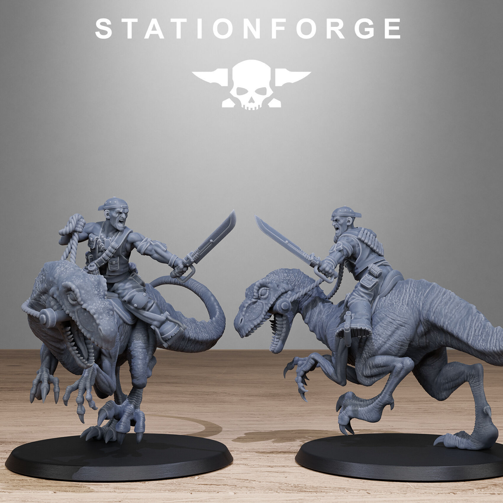 GrimGuard Jungle Raptors 3D print model_6