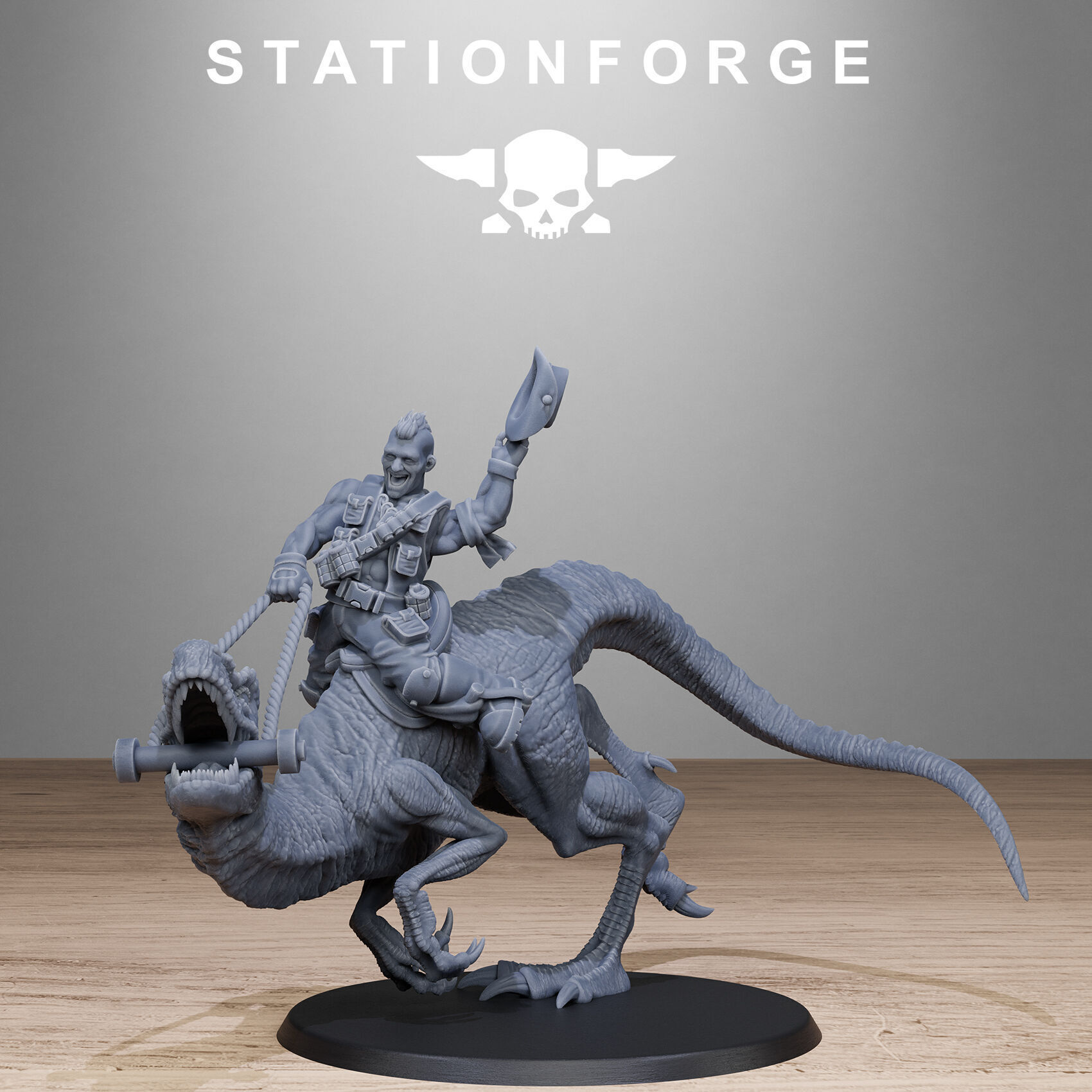 GrimGuard Jungle Raptors 3D print model_5