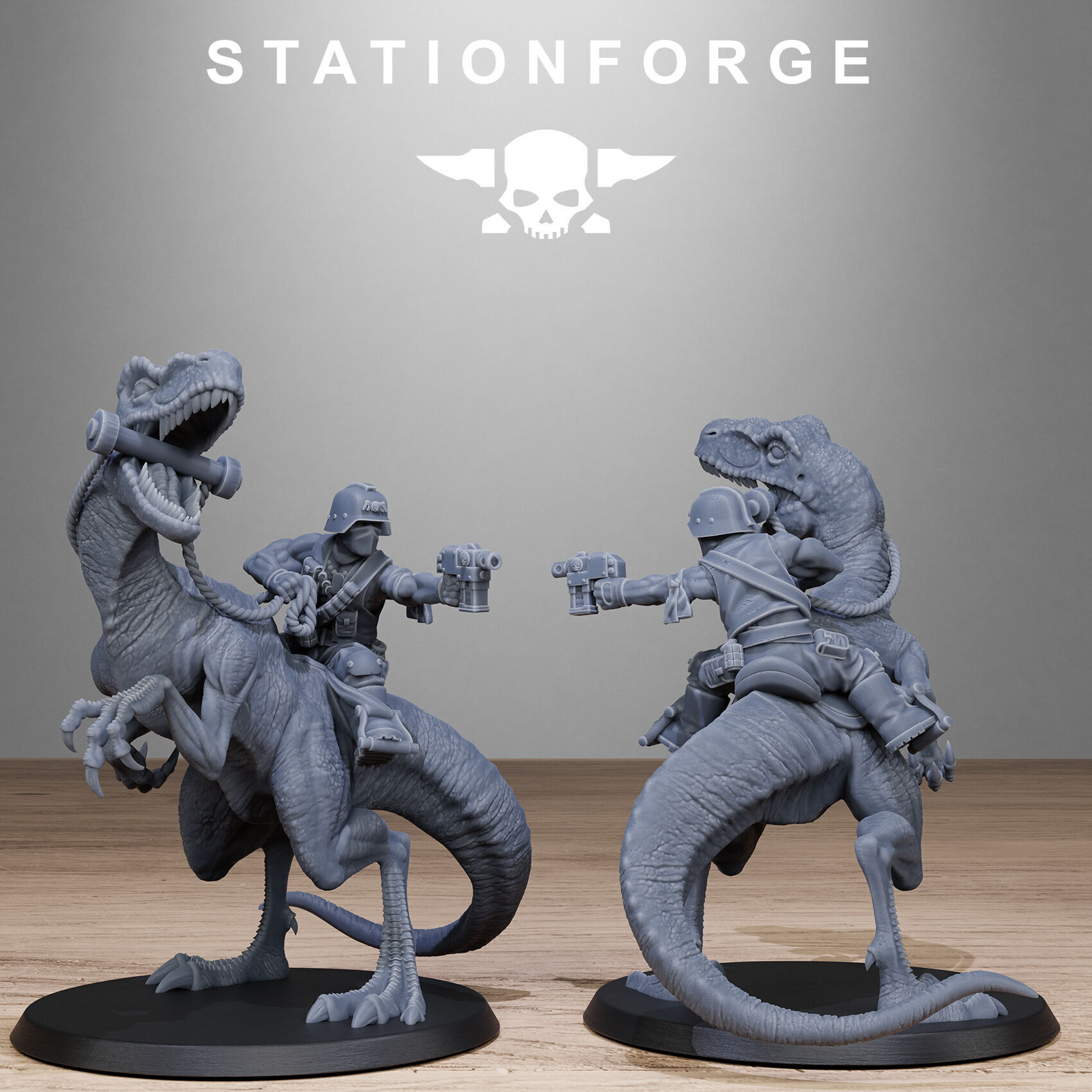 GrimGuard Jungle Raptors 3D print model_4