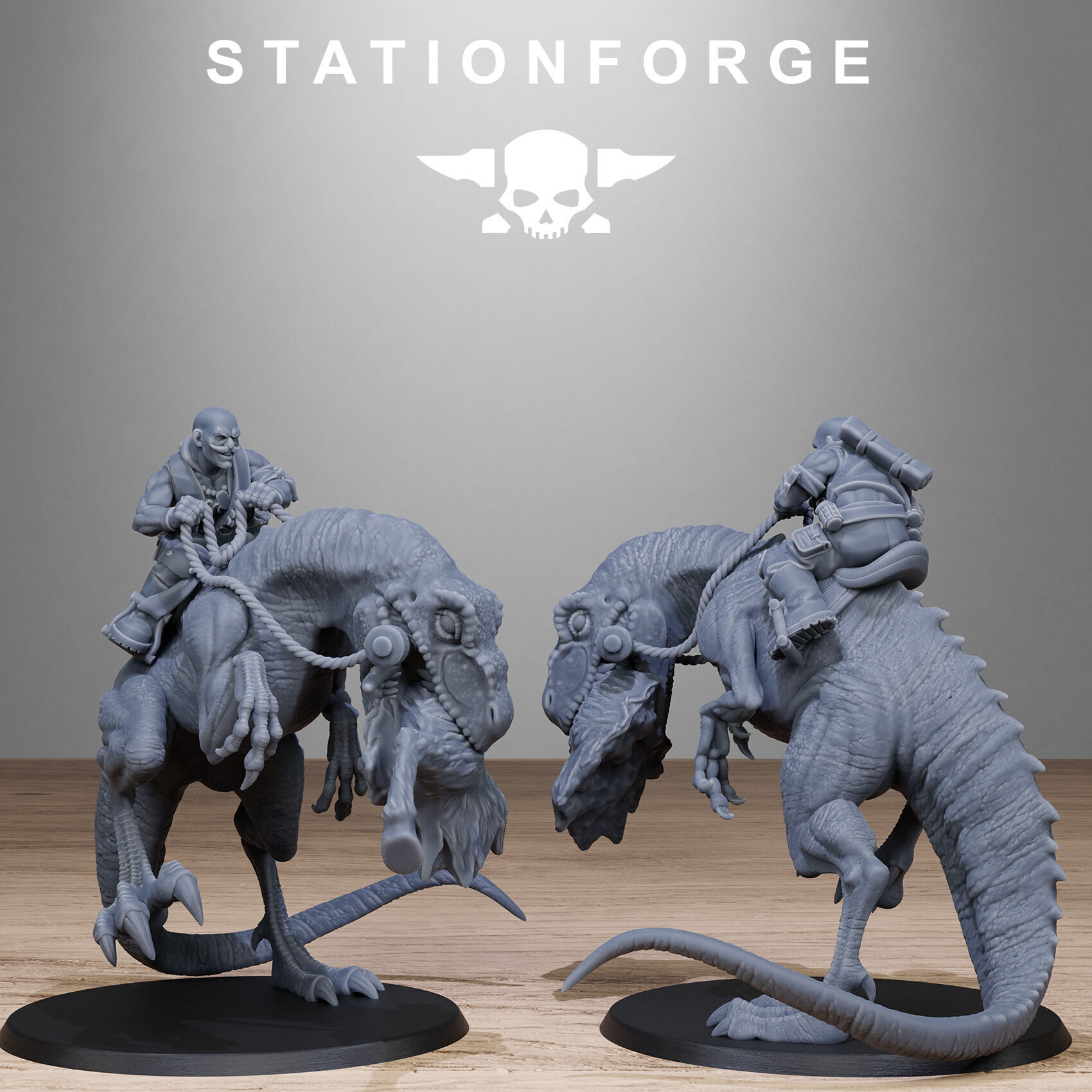 GrimGuard Jungle Raptors 3D print model_3