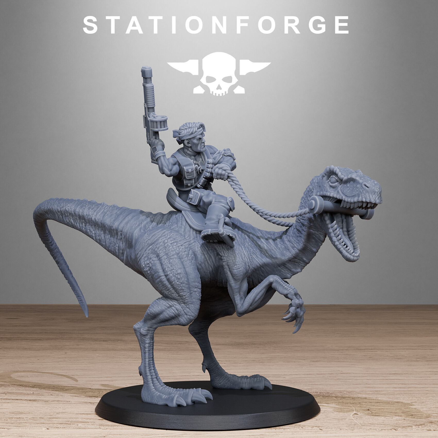 GrimGuard Jungle Raptors 3D print model_9