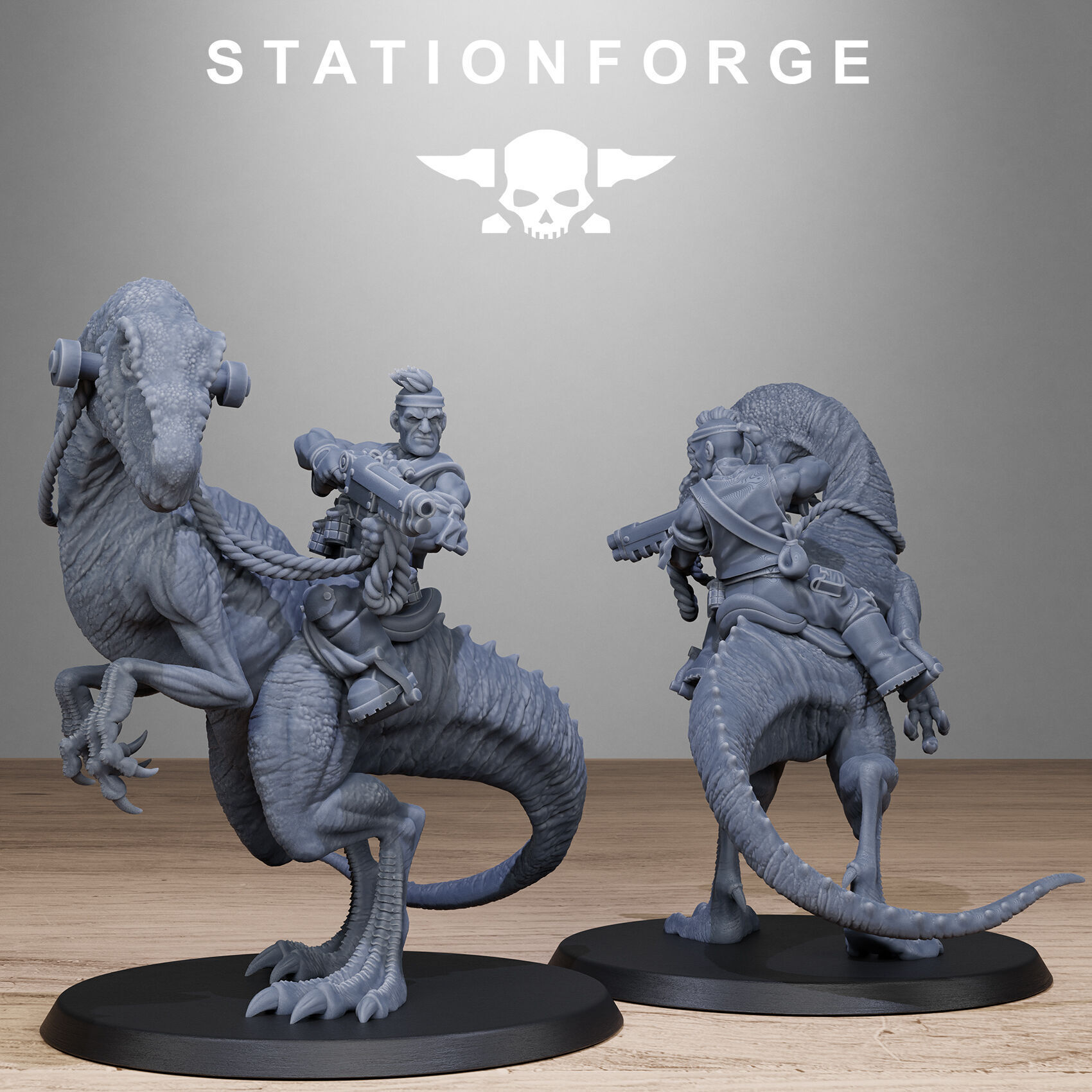 GrimGuard Jungle Raptors 3D print model_8
