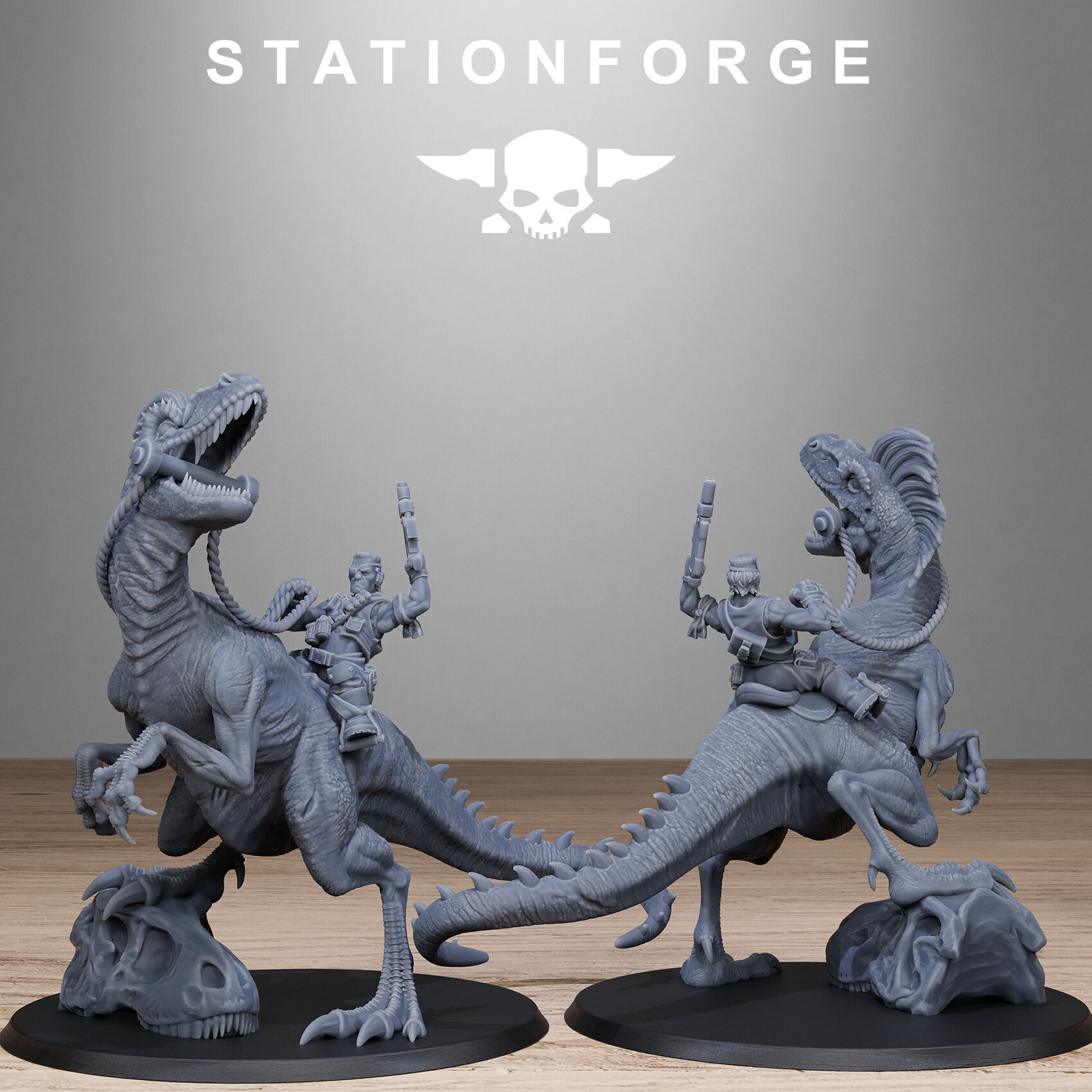 GrimGuard Jungle Raptors 3D print model_1