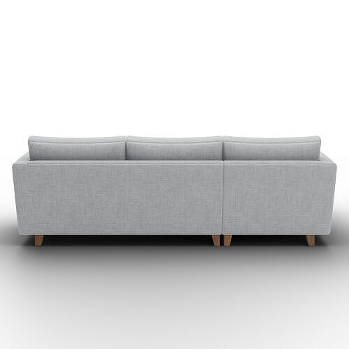 Lori Chaise Sectional Soft Fabric Modern Living Room Furniture 3D model 3