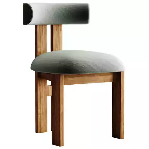 Ceremonie Natural Boucle Dining Chair by Athena Calderone