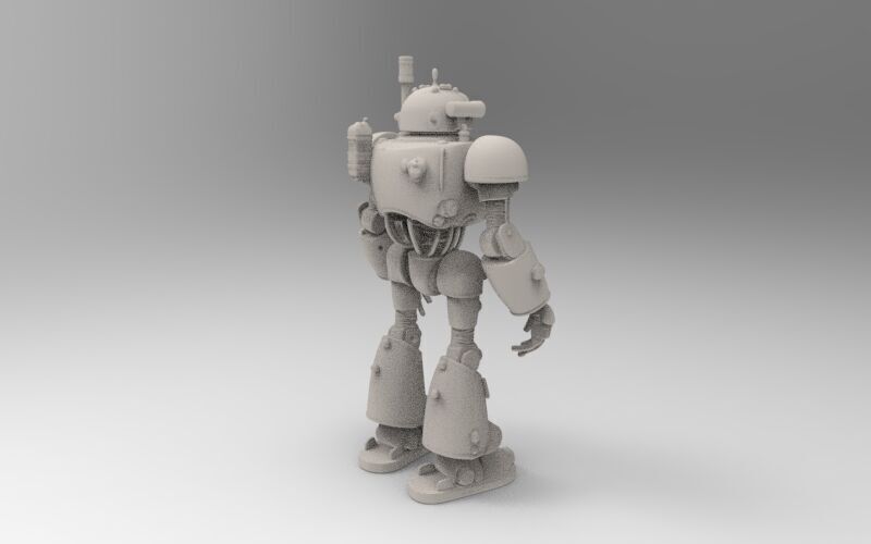 steampunk robotic 1 3D print model_6
