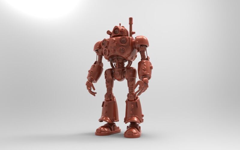 steampunk robotic 1 3D print model_7