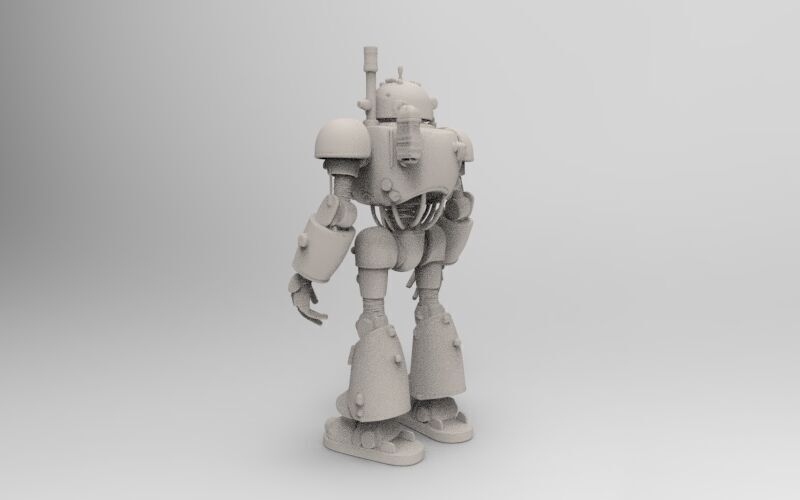 steampunk robotic 1 3D print model_5