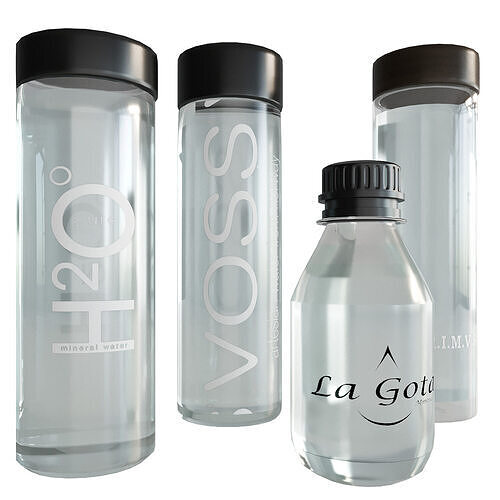 MINERAL WATER  COLLECTION NO1 A 3D model 3