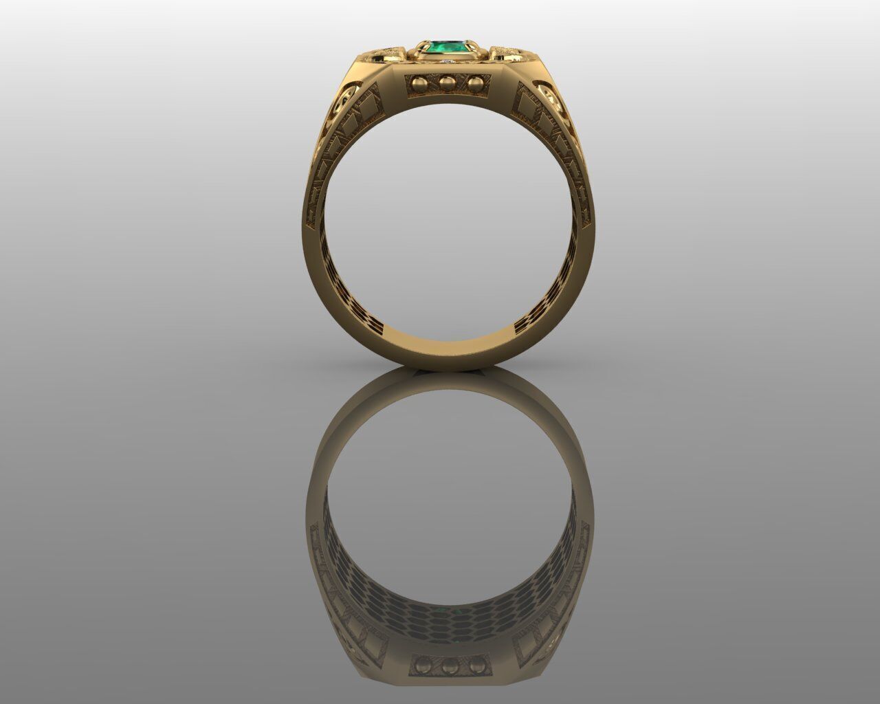 Men Ring 3D print model_1