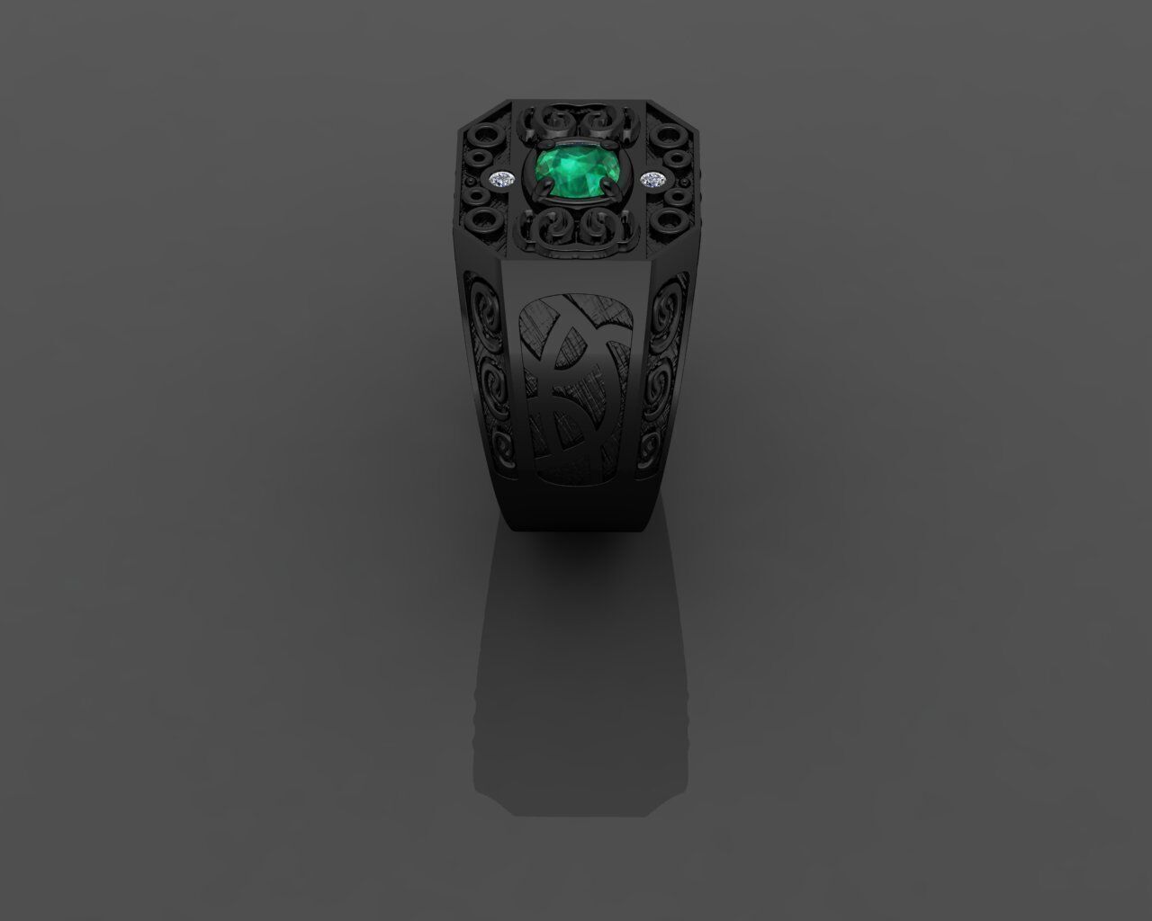 Men Ring 3D print model_23