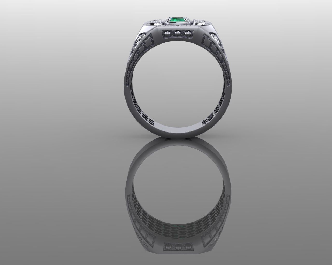 Men Ring 3D print model_7