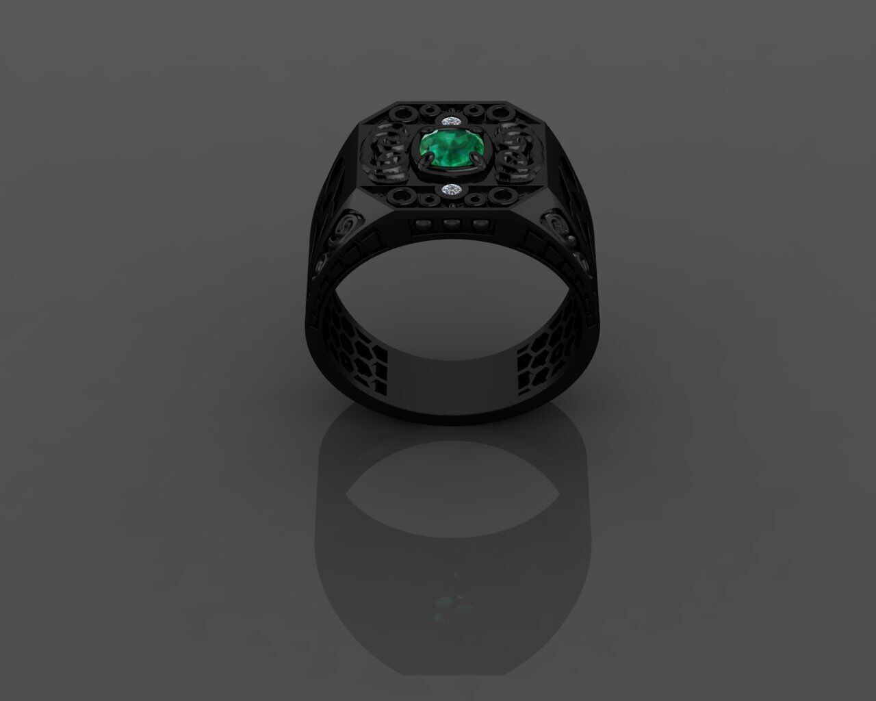 Men Ring 3D print model_21
